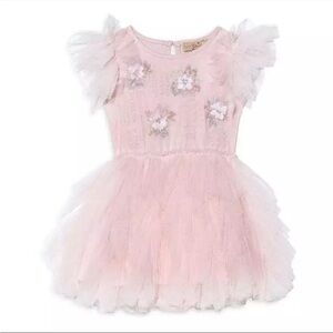 Tutu Du Monde Baby Girl's BEBE BOTANICAL BLISS Tutu Dress - Porcelain Pink